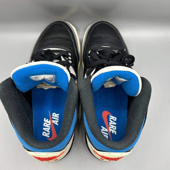 Nike Air Jordan 3 Retro Rare Air Shoes Men Size 8.5 Black Chile Red IB8967-004 - Picture 6 of 11